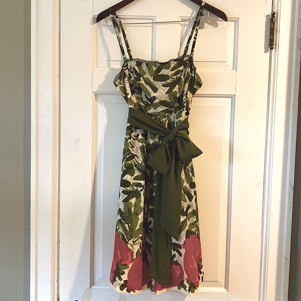 Vintage Anthropologie We ❤️ Vera Strawberry Dress